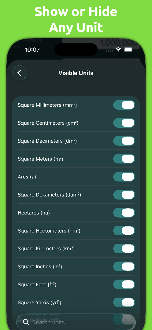 Mila's Area Converter PRO screenshot 3