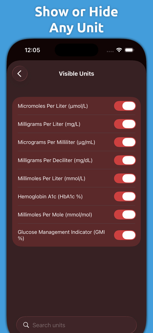 Mila's Blood Sugar Converter screenshot 5