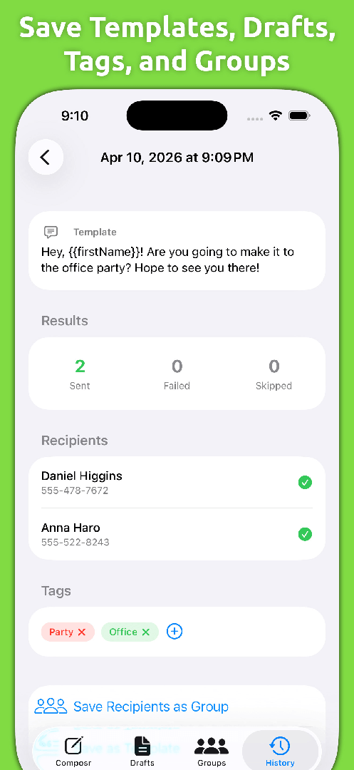 Composr: Bulk Text Sender screenshot 4