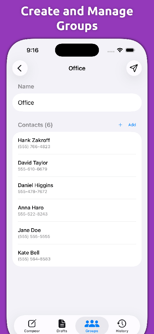 Composr: Bulk Text Sender screenshot 5