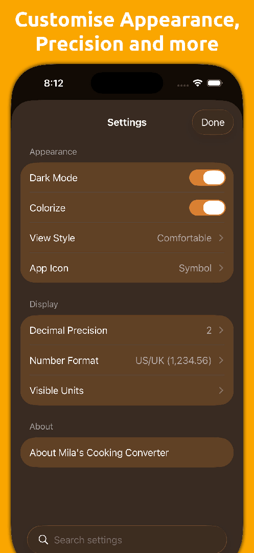 Mila's Cooking Converter PRO screenshot 3