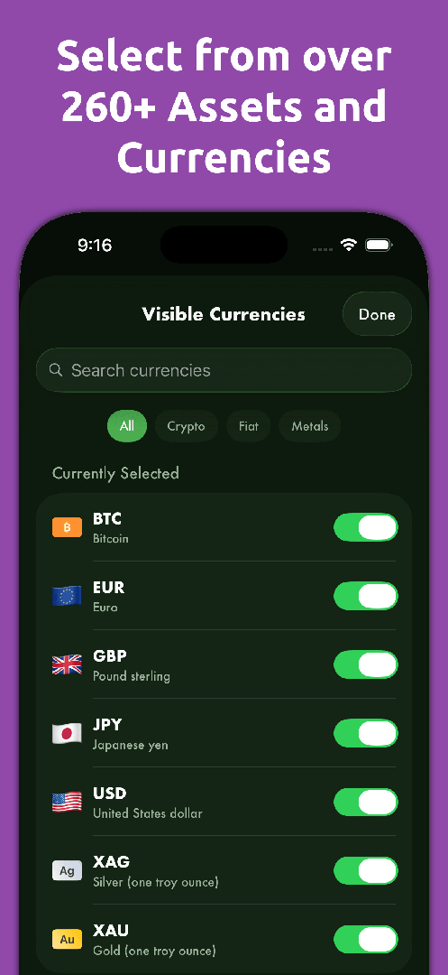 Mila's Currency Converter PRO screenshot 5
