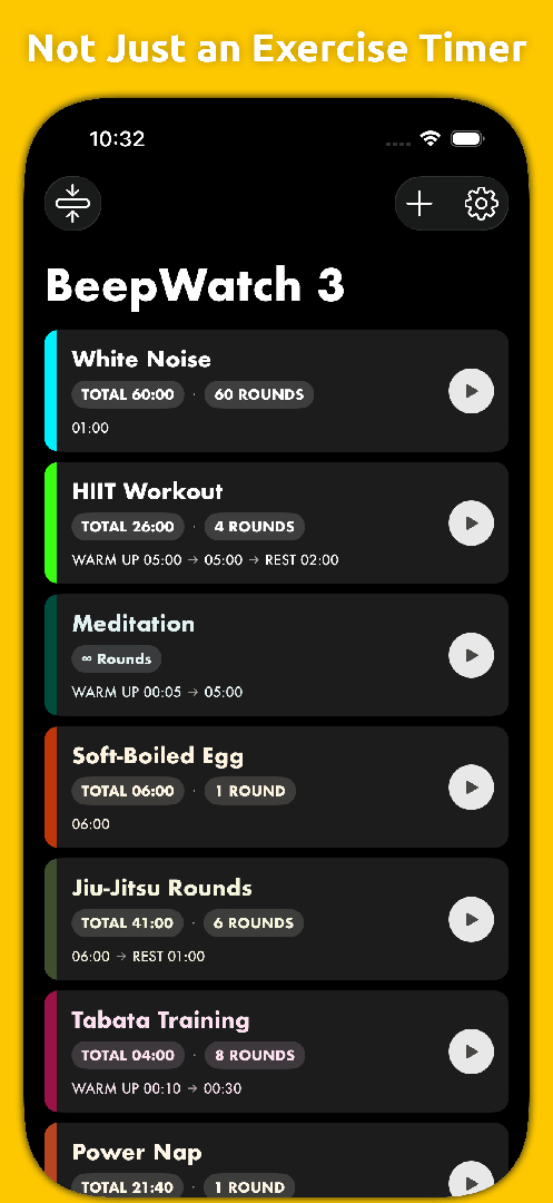 Interval Timer: BeepWatch screenshot 2