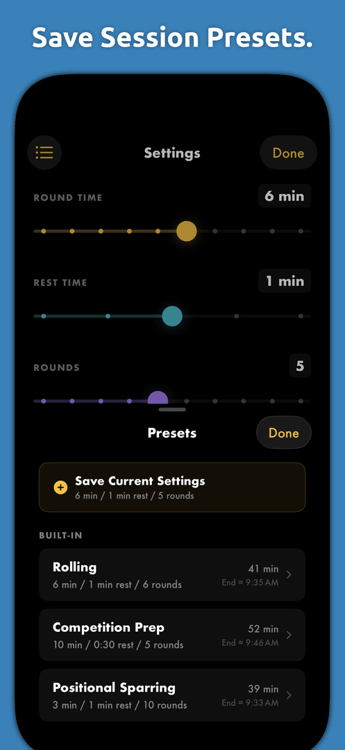 Jiu-Jitsu Round Timer screenshot 3