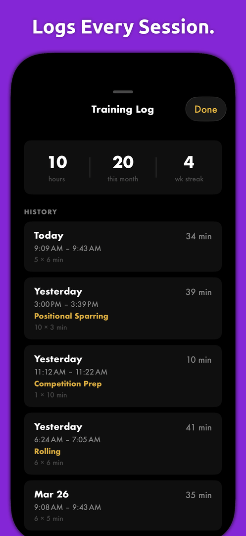 Jiu-Jitsu Round Timer screenshot 4