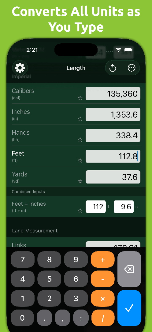 Mila's Length Converter screenshot 1