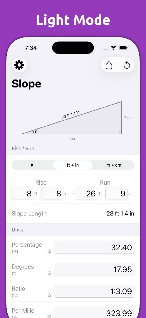 Mila's Slope Calculator PRO screenshot 4