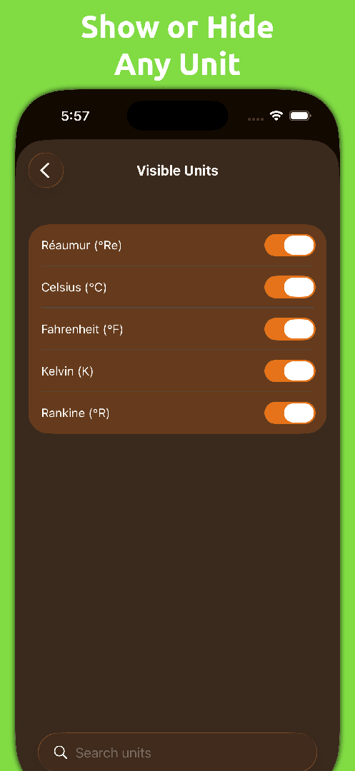 Mila's Temperature Converter screenshot 3