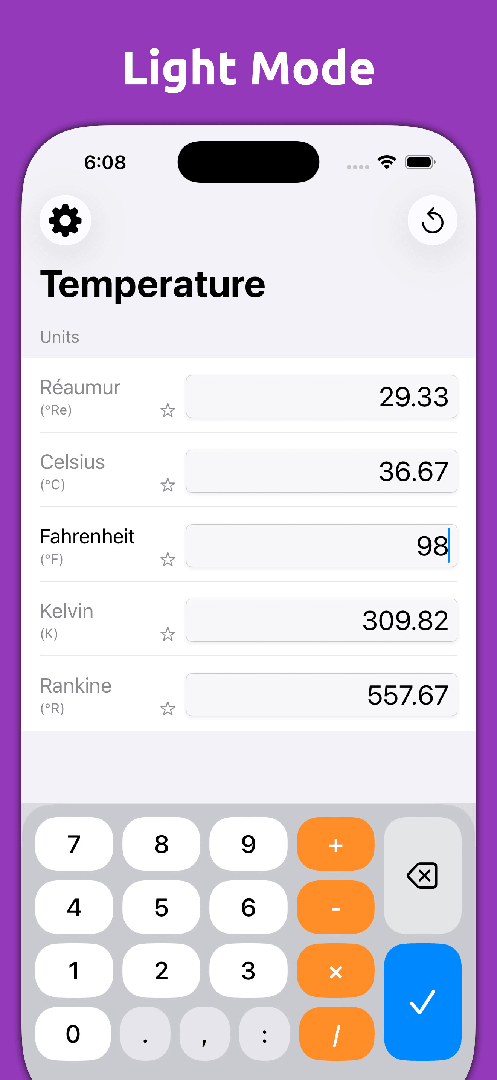 Mila's Temperature Converter screenshot 4