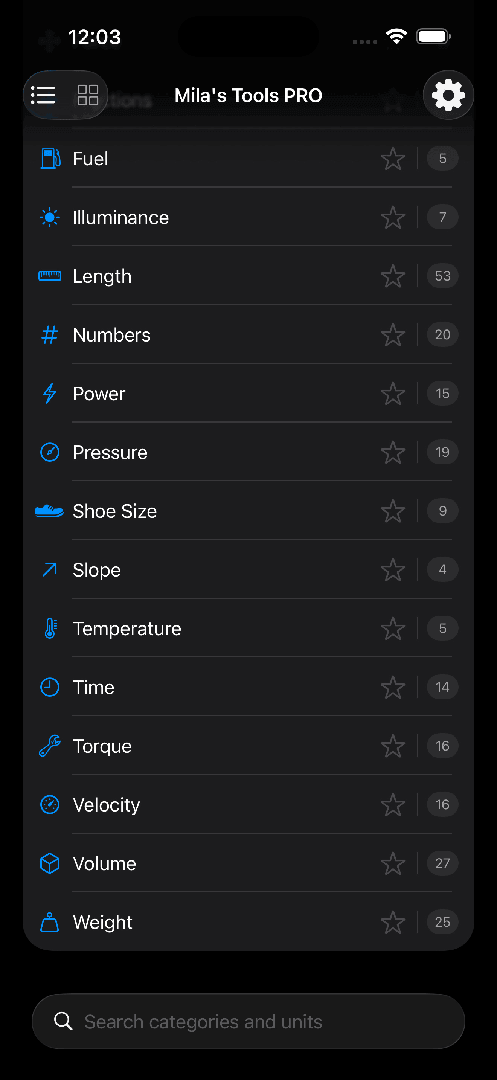 Mila's Unit Converter PRO screenshot 10