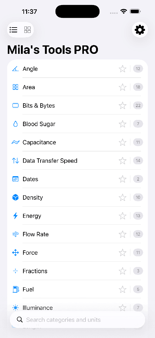 Mila's Unit Converter PRO screenshot 9
