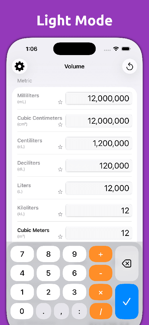 Mila's Volume Converter screenshot 4