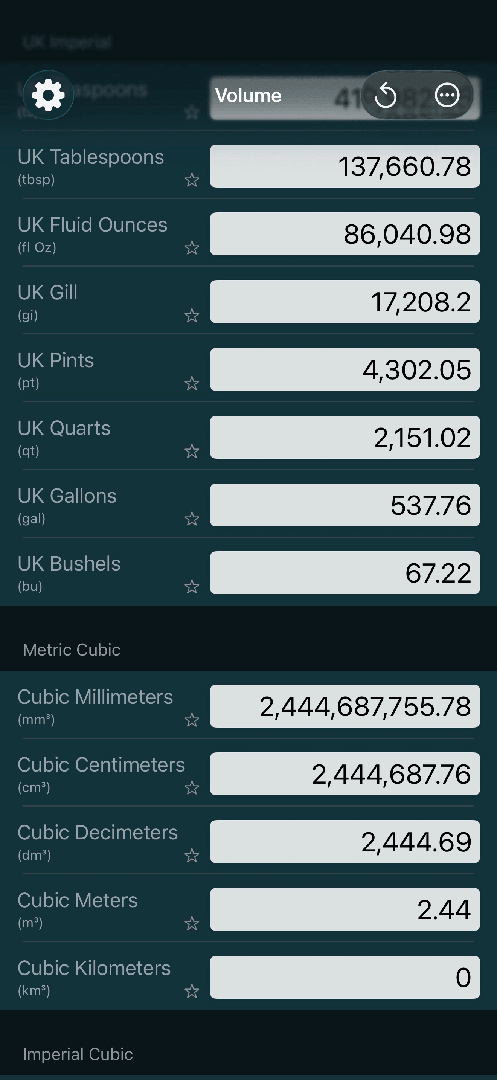 Mila's Volume Converter screenshot 7