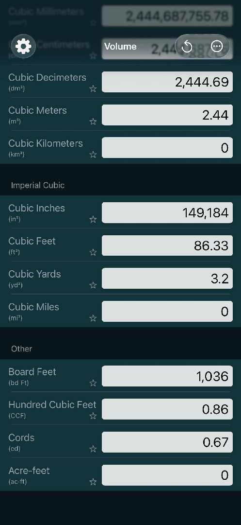 Mila's Volume Converter screenshot 8